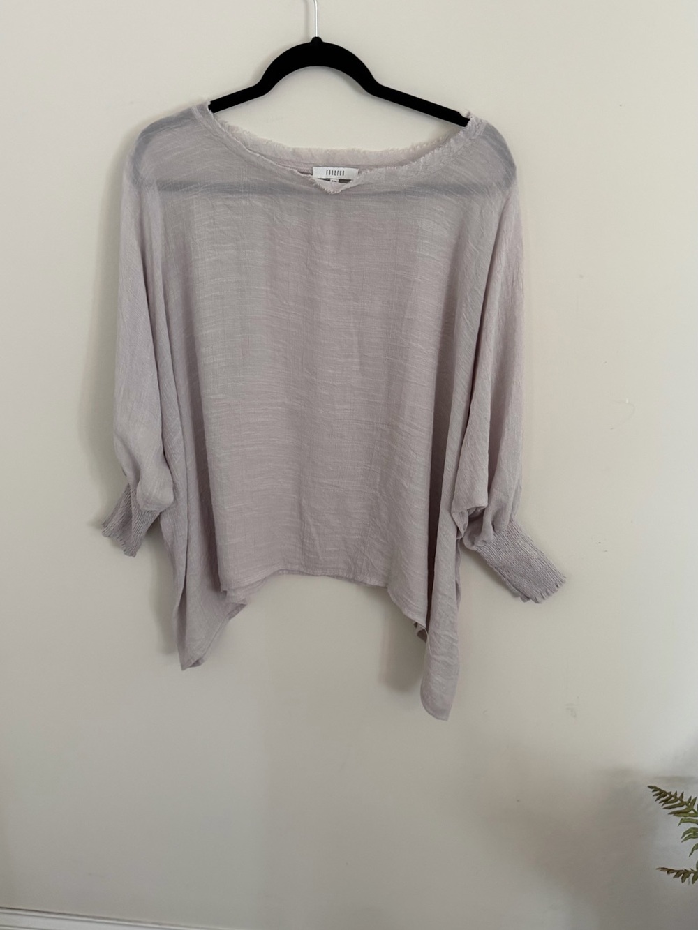 fun 2 fun Light Lavender Gauze Oversized Tunic